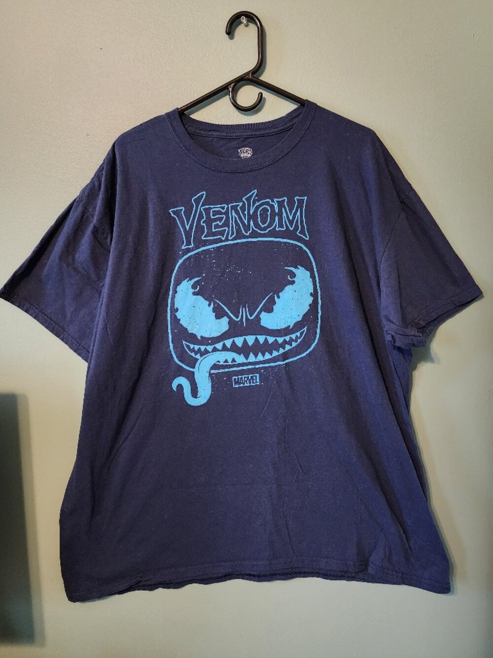 Navy Blue Marvel Venom Tee - 3XL Pop Tee